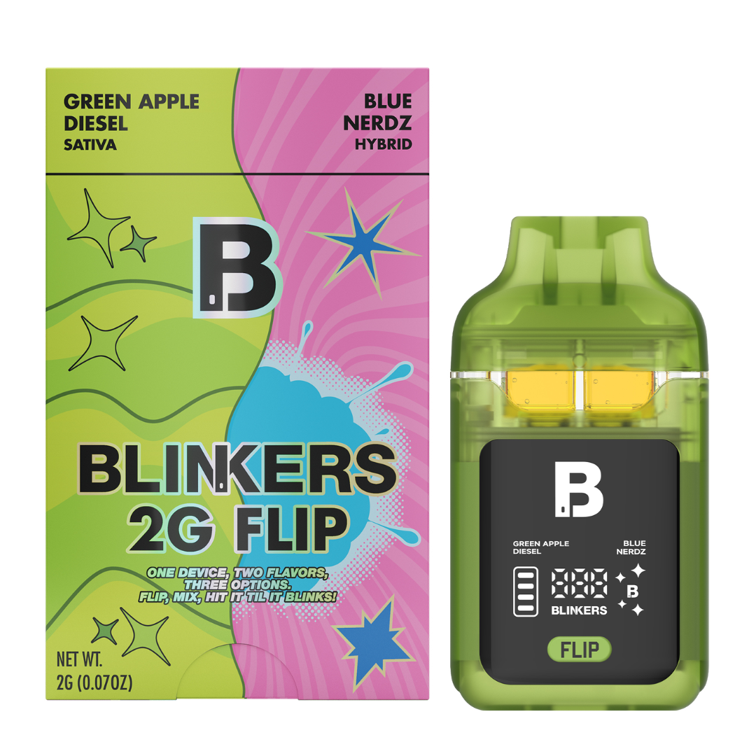 Blinkers 2G Flip Disposable Vape Cart - D8 Gas