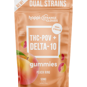 Happi Strange Clouds THC-POV Delta 10 Gummies