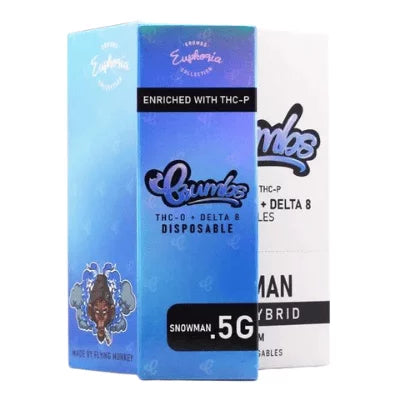 Crumbs Euphoria Collection THC-O + Delta 8 + THC-P Disposable 0.5G