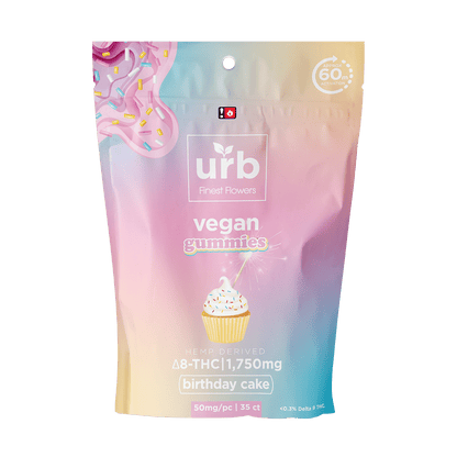 URB Delta 8 + Delta 10 Vegan Gummies 1750mg