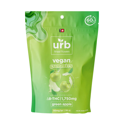 URB Delta 8 + Delta 10 Vegan Gummies 1750mg