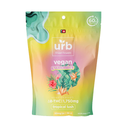 URB Delta 8 + Delta 10 Vegan Gummies 1750mg