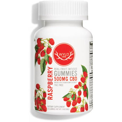 Wyld CBD Broad Spectrum Raspberry Gummies