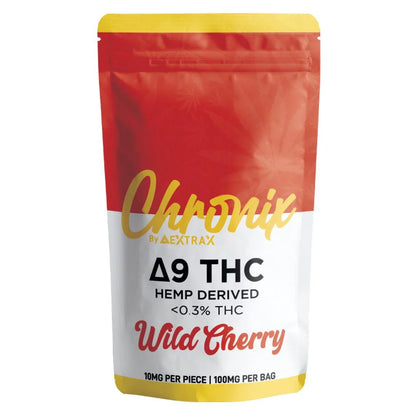 Delta Extrax Wild Cherry D9 Gummies 100mg