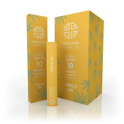TreeTop Hemp Delta 10 Vape Disposables