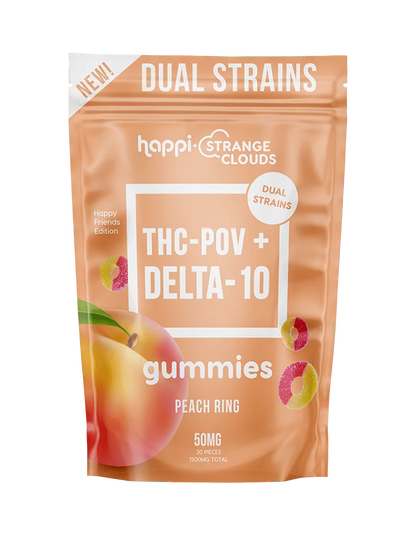 Happi Strange Clouds THC-POV Delta 10 Gummies