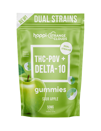 Happi Strange Clouds THC-POV Delta 10 Gummies