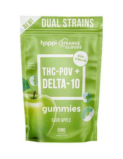 Happi Strange Clouds THC-POV Delta 10 Gummies