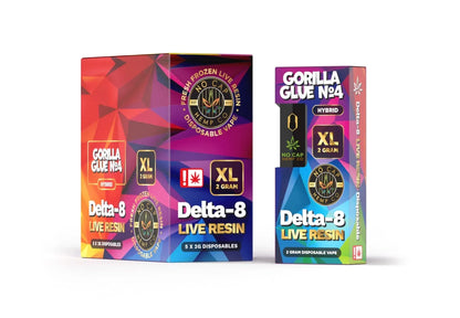 No Cap Hemp Delta 8 Live Resin XL Disposable 2G