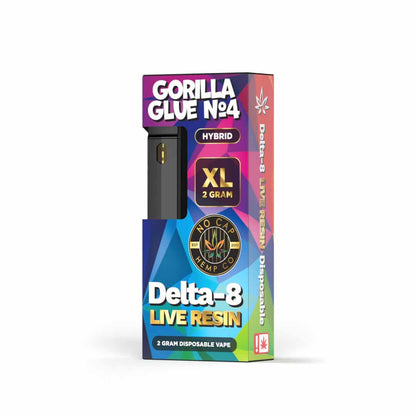 No Cap Hemp Delta 8 Live Resin XL Disposable 2G