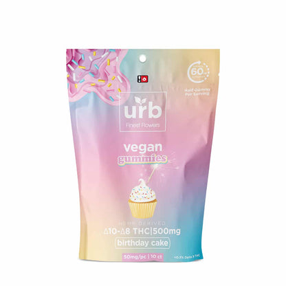 URB Delta 8 Delta 10 Vegan Gummies 500mg