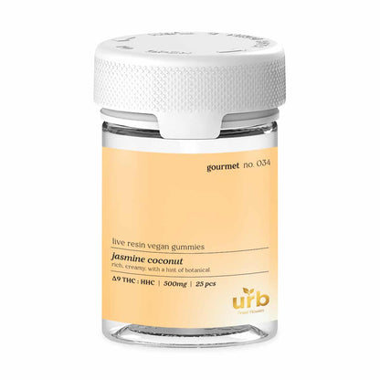 URB Gourmet D9 HHC Live Resin Gummies 500mg