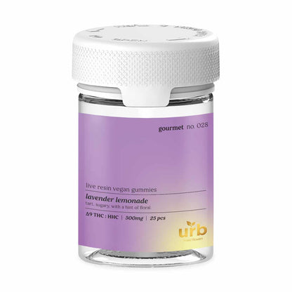 URB Gourmet D9 HHC Live Resin Gummies 500mg
