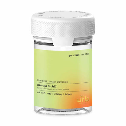 URB Gourmet D9 HHC Live Resin Gummies 500mg