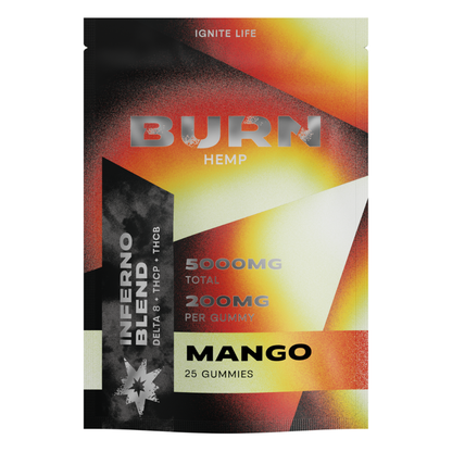 Burn Hemp Inferno Blend Gummies 5000mg