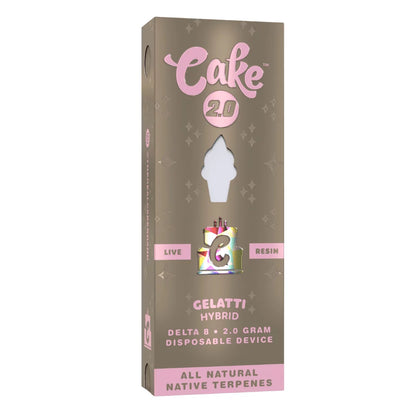 Cake Delta 8 Live Resin Disposable 2G | 2.0