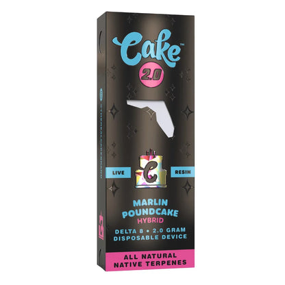 Cake Delta 8 Live Resin Disposable 2G | 2.0