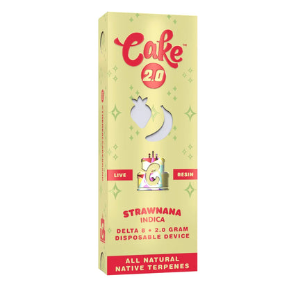 Cake Delta 8 Live Resin Disposable 2G | 2.0