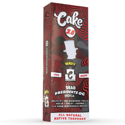 Cake Wavy Live Resin Disposable 3G