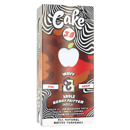 Cake Wavy Live Resin Cartridge 3G