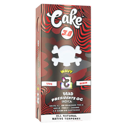 Cake Wavy Live Resin Cartridge 3G