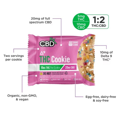 CBDfx Delta 9 + CBD Cookie