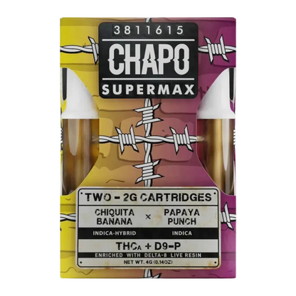 Chapo Extrax Supermax Cartridges 4G | 2x2