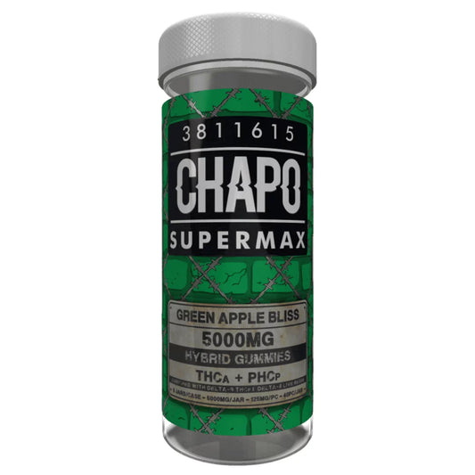 chapo supermax gummies 5000mg green apple bliss