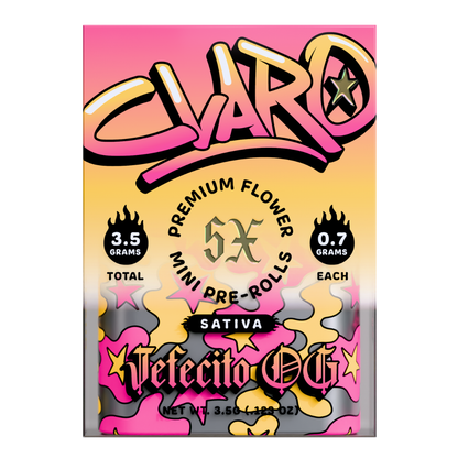 CLARO Premium Flower Mini THC-A Pre-Rolls 3.5G