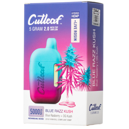 Cutleaf THC Live Rosin Disposable Vape 5G