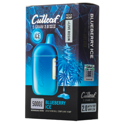 Cutleaf THC Live Rosin Disposable Vape 5G