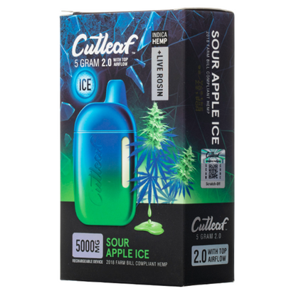 Cutleaf THC Live Rosin Disposable Vape 5G