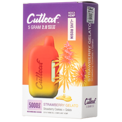 Cutleaf THC Live Rosin Disposable Vape 5G