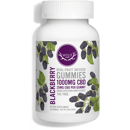 Wyld CBD Broad Spectrum Blackberry Gummies