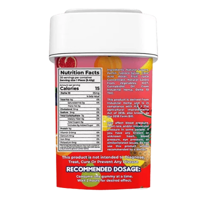 Dank Lite Delta 10 Gummies 750mg