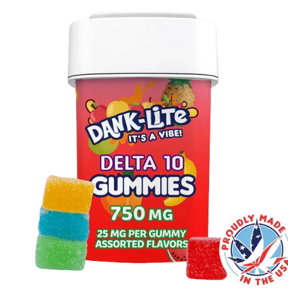 Dank Lite Delta 10 Gummies 750mg