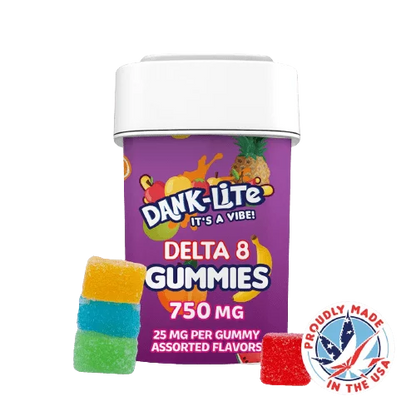 Dank Lite Delta 8 Gummies 750mg