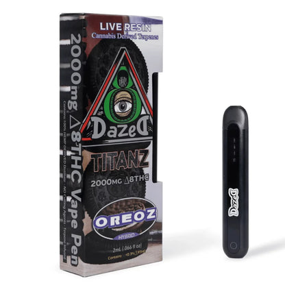 Dazed 8 Titanz Delta 8 Disposable 2G