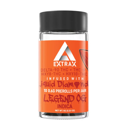 Delta Extrax Liquid Diamond Prerolls 10pk | 2.0