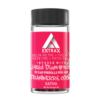 Delta Extrax Liquid Diamond Prerolls 10pk | 2.0