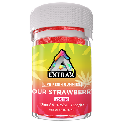 Delta Extrax Live Resin Delta 9 Gummies 250mg