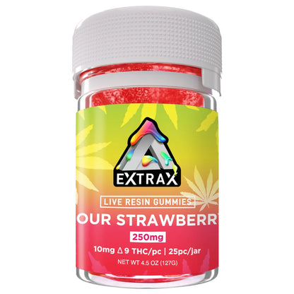 Delta Extrax Live Resin Delta 9 Gummies 250mg