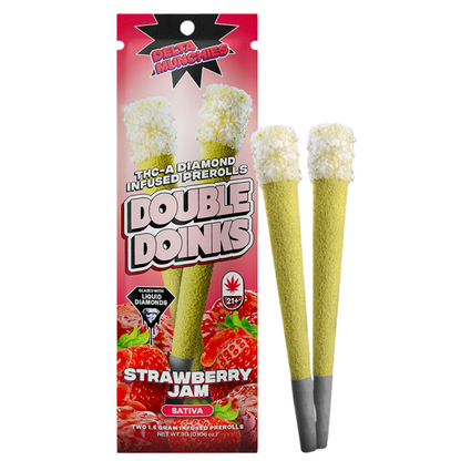 Delta Munchies Double Doinks THC-A Pre Rolls 3G | 2pk