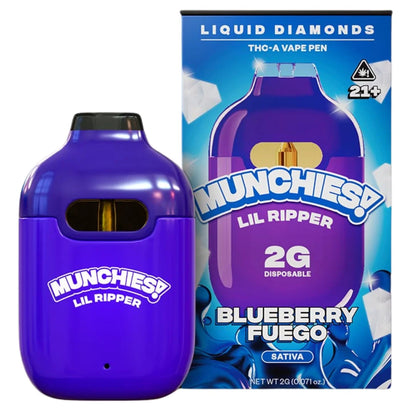 Delta Munchies Lil Ripper Liquid Diamonds THCA Disposable 2G