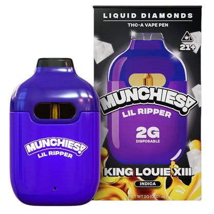 Delta Munchies Lil Ripper Liquid Diamonds THCA Disposable 2G