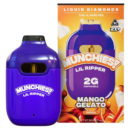 Delta Munchies Lil Ripper Liquid Diamonds THCA Disposable 2G