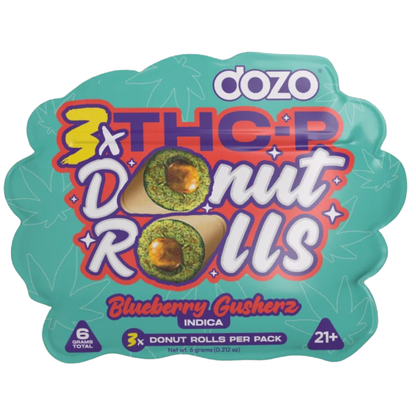 Dozo 3x THC-P Donut Rolls Pre-Rolls 2G | 3ct