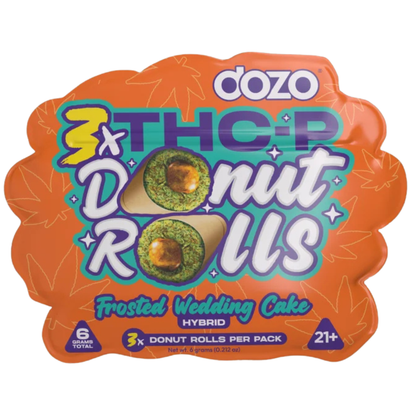 Dozo 3x THC-P Donut Rolls Pre-Rolls 2G | 3ct