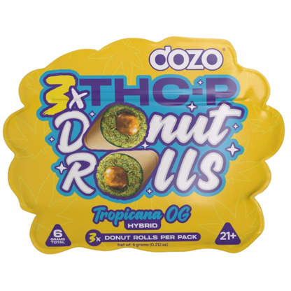 Dozo 3x THC-P Donut Rolls Pre-Rolls 2G | 3ct