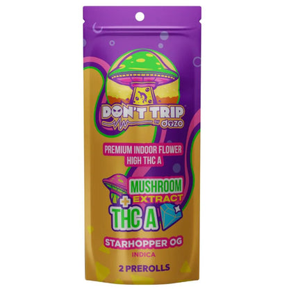 Dozo Don't Trip Mushroom Extract THC-A Pre Rolls 3G | 2pk